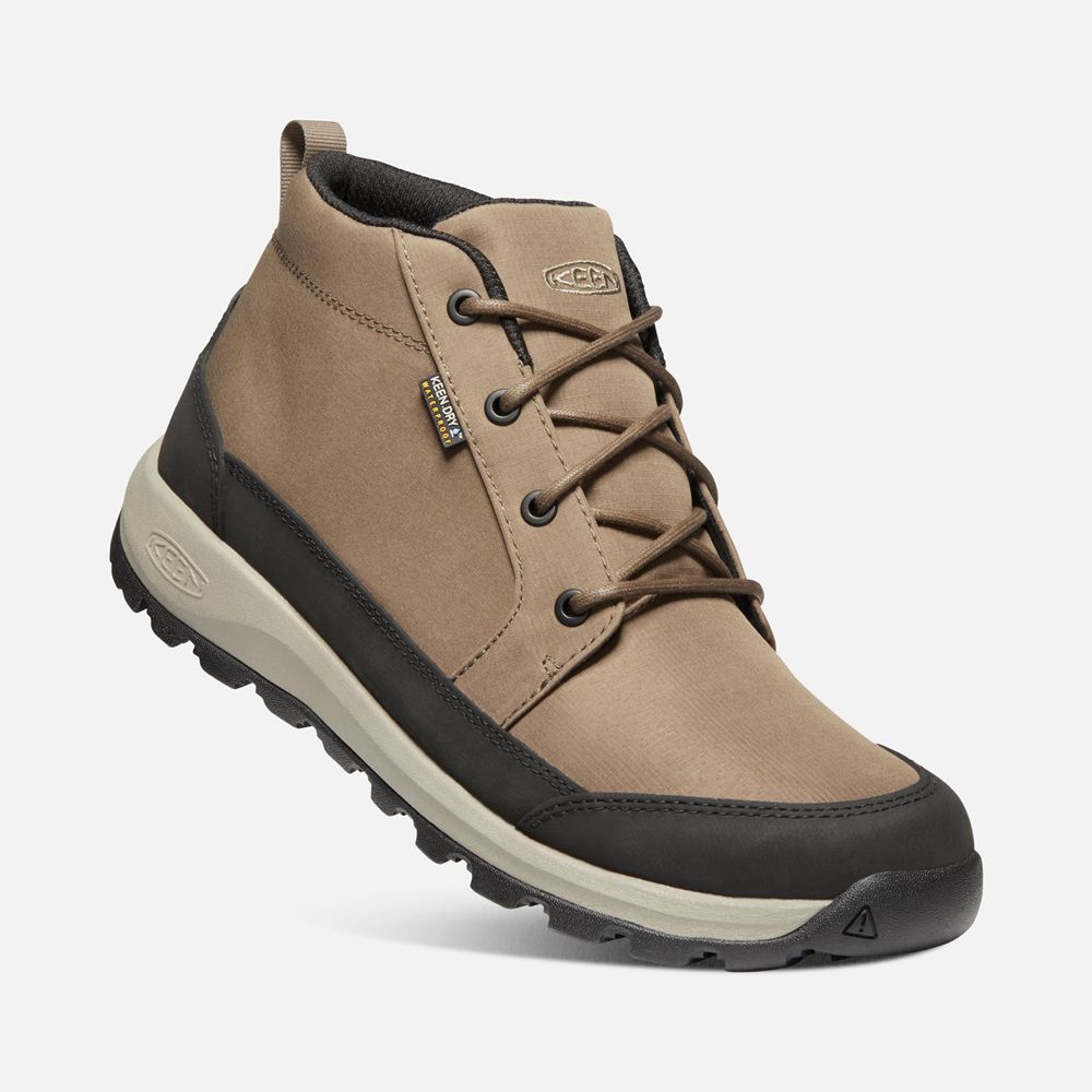 Keen Laarzen Heren Khaki - Glieser Nylon Waterproof - 39572-UIQO